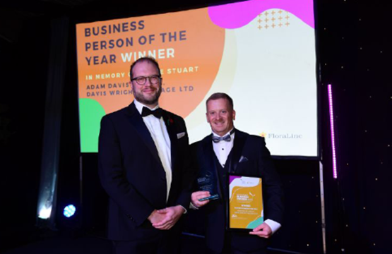 Adam Davis-Wright, Davis Wright Haulage Ltd - Winner 2023 - Business Person of The Year